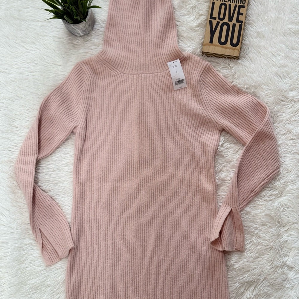 Banana Republic Salmon Color Chunky Turtleneck